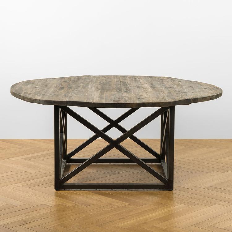 Круглый обеденный стол Аксель, L Axel Round Dining Table Large