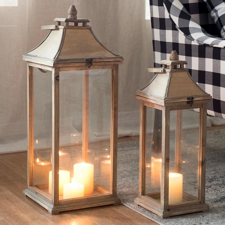 Set Of 2 Garden Candle Lanterns Ivona