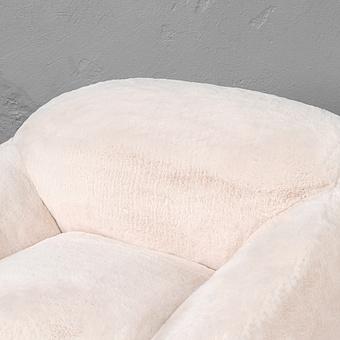 Кресло Snug Chair искусственный мех Grizzly Grey - ракурс 6