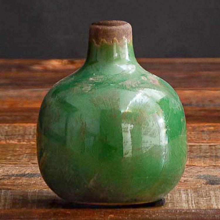 Ceramic Vase Olive Green Mini
