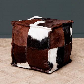 Пуфик Marceau Footstool шкура Brown Cowskin