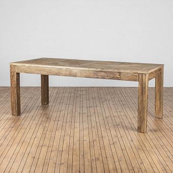 Обеденный стол Louis Dining Table вяз Elm Brown