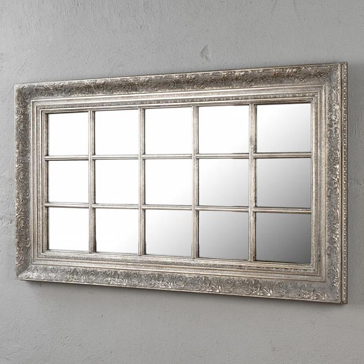 Зеркало Антик с серебряной решеткой Silver Antique Mirror