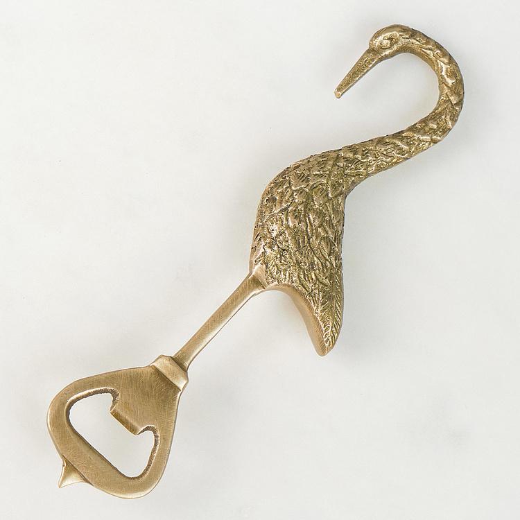 Открывашка Золотистый фламинго Flamingo Bottle Opener