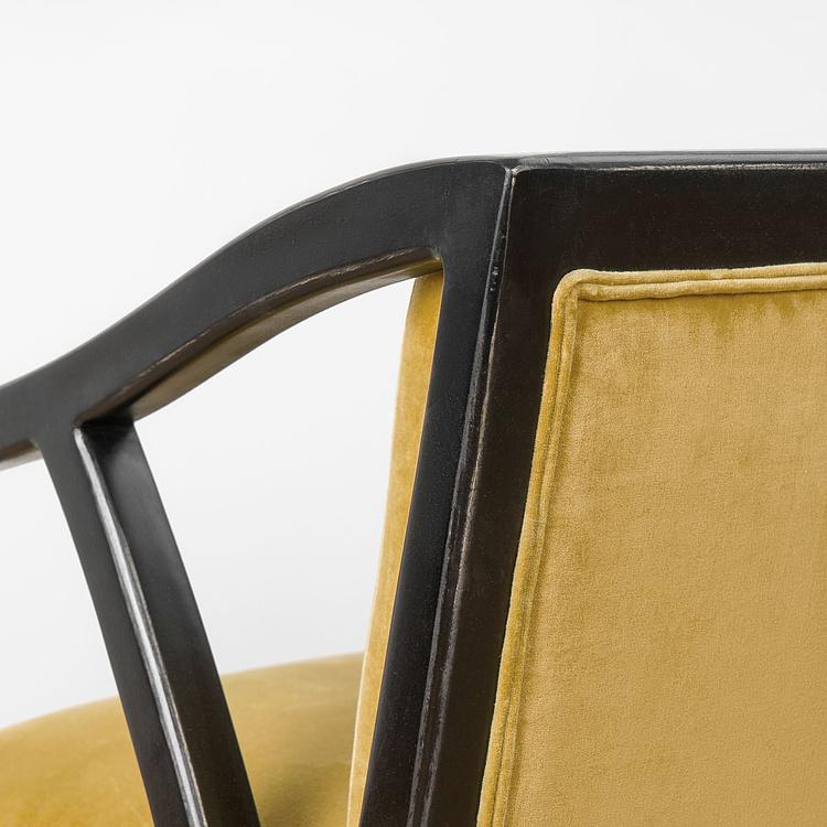 Кресло бархатное Сафари Embroidered Armchair