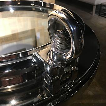 Прикроватный столик Table Porthole Hms Endurance сталь Nickel
