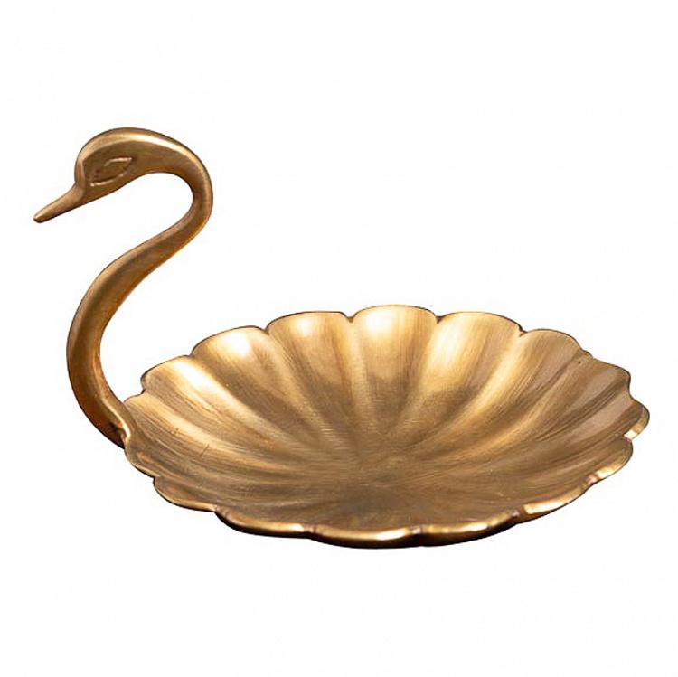 Подставка для мелочей Золотистый лебедь Golden Swan Trinket Tray