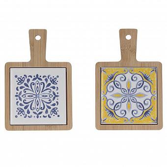 Набор из 2-х сервировочных досок Set Of 2 Serving Boards Small Tapas Soleil