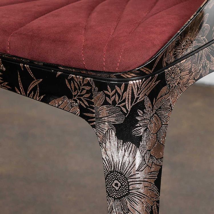 Стул Кавалло с цветочным узором Cavallo Dining Chair, Flower