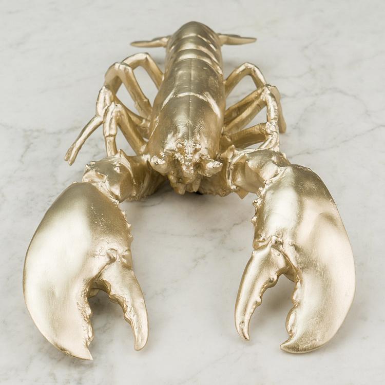 Статуэтка Золотой лобстер Lobster Deco Object Gold