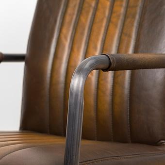 Стул Malaga Chair D натуральная кожа Rotten Brown - ракурс 8