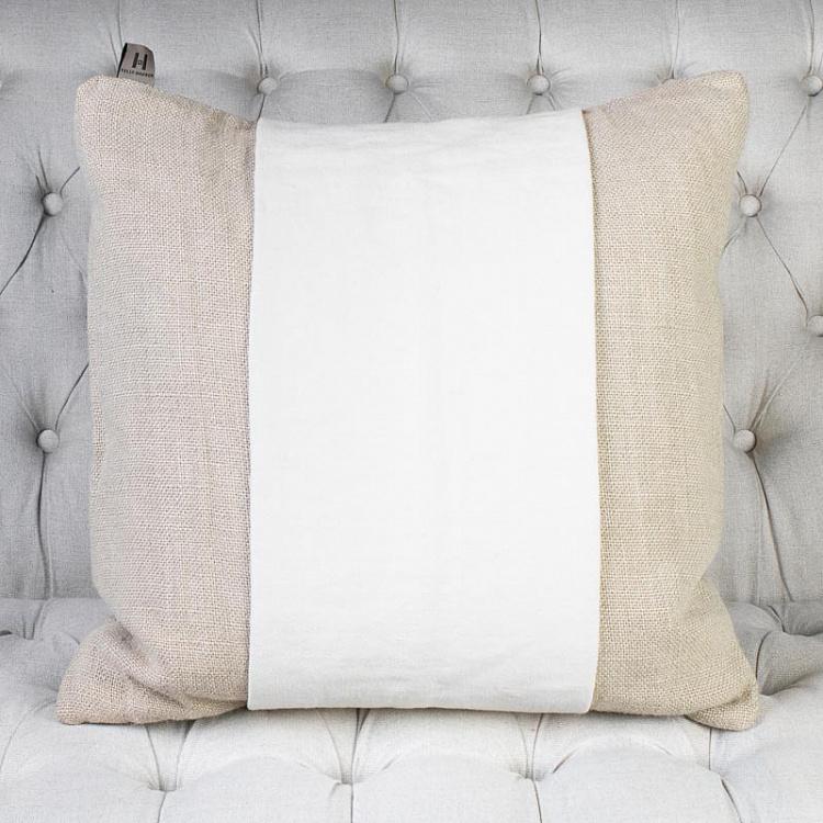 Декоративная льняная подушка 82 82 Cushion