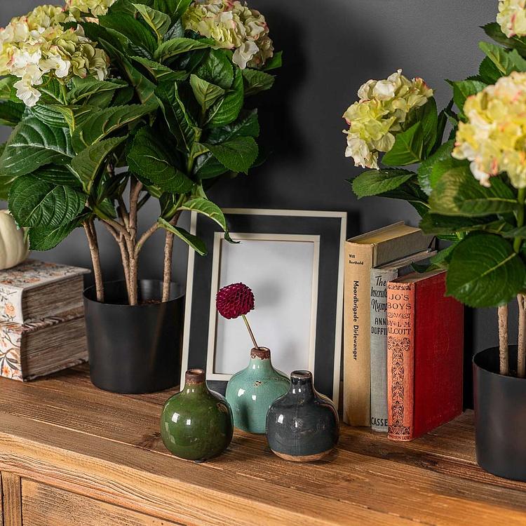 Керамическая бирюзовая мини-ваза Ceramic Vase Turquoise Mini