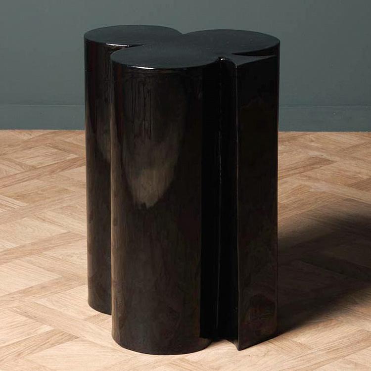 Poker Black Club Side Table