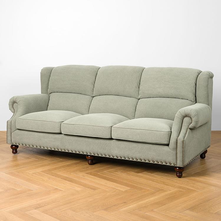 Трёхместный льняной диван Черчилль Churchill 3 Seater Linen RM