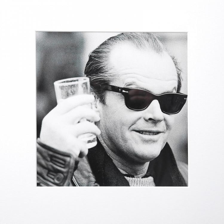 Фото-принт в чёрной раме Чин-чин Джек Николсон Jack Nicholson, Studio Frame