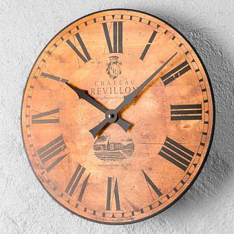 French Wine Chateau Wall Clock