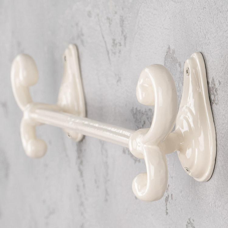 Держатель для полотенец цвета слоновой кости Towel Bar Aluminium Ivory