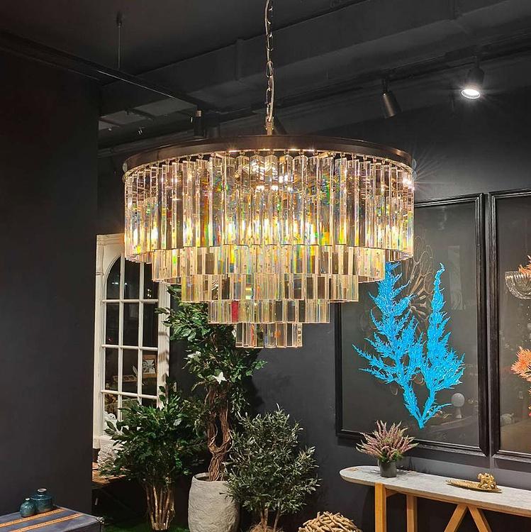 Люстра Одеон Плэйс с пятью кольцами Odeon Place Chandelier 5 Rings ML