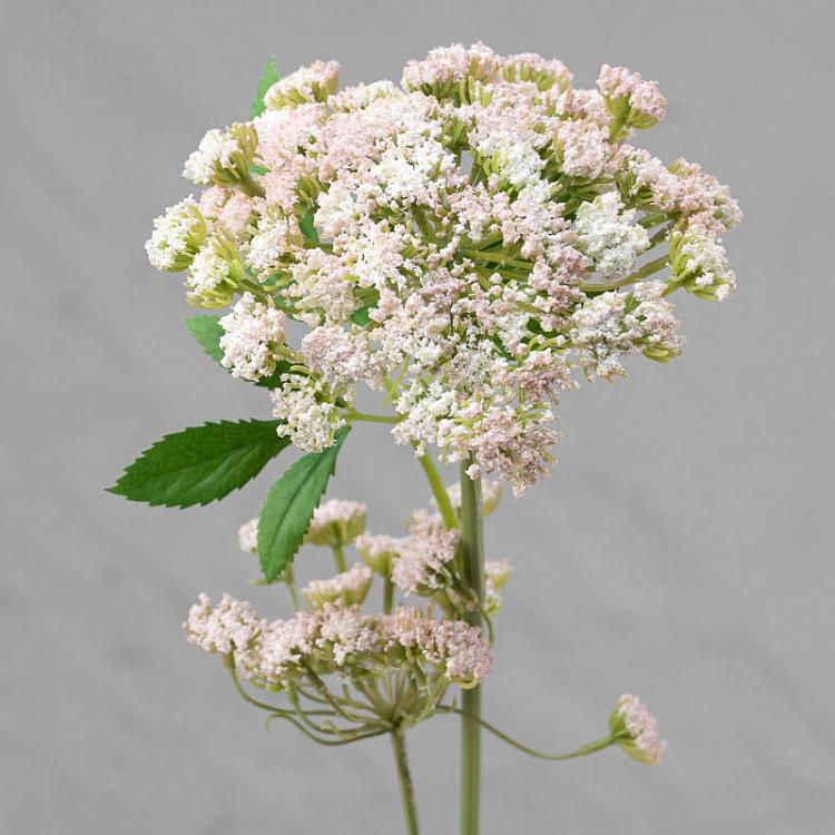 Искусственный цветок Анна Королевская бело-розовая Anna Royal Branch White Rose 92 cm