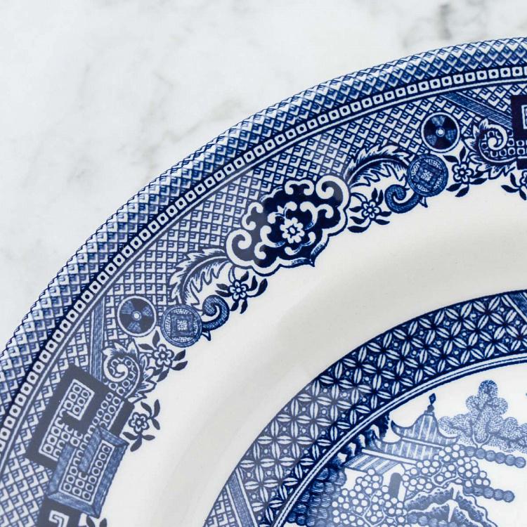 Суповая тарелка Голубая ива Blue Willow Soup Plate