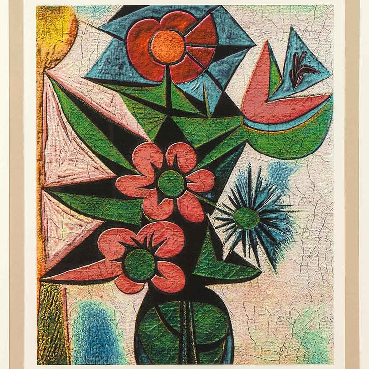 Картина-принт Флористический кубизм 1 Florist Cubist Frame 1