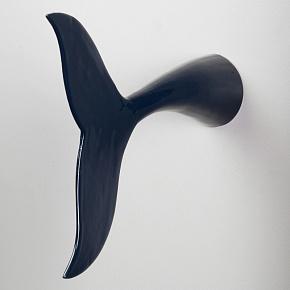 Whale Tail Deco In Metal