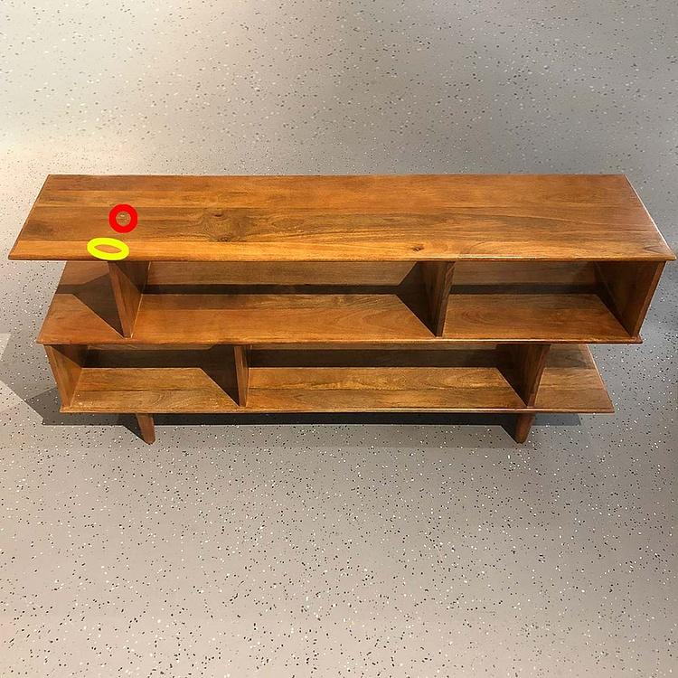 Низкий стеллаж Зигзаг дисконт Zig Zag Low Bookcase discount