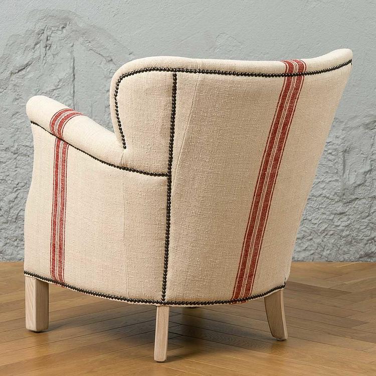 Кресло Тёрнер в обивке из винтажных хлопковых мешков Turner Armchair