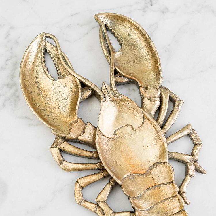 Подставка для мелочей и украшений Золотистый лобстер Golden Lobster Tray