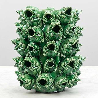 Ваза Frogs Vase Green