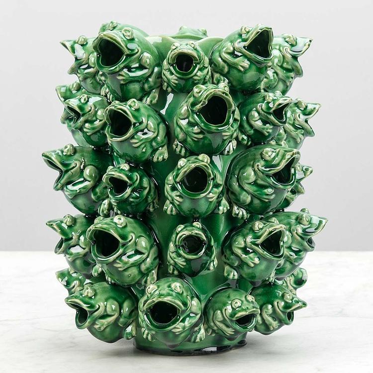 Ваза Frogs Vase Green - ракурс 2