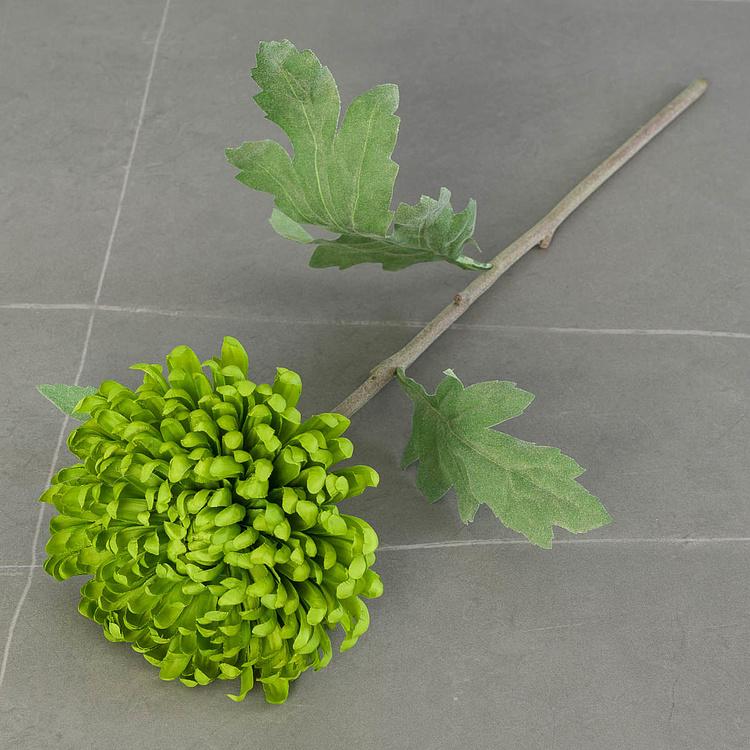 Искусственная зелёная хризантема Шамрок Shamrock Chrysanthemum Green 49 cm