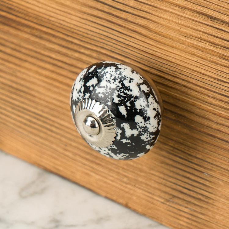 Мебельная ручка в стиле шебби-шик Shabby Chic Black Knob