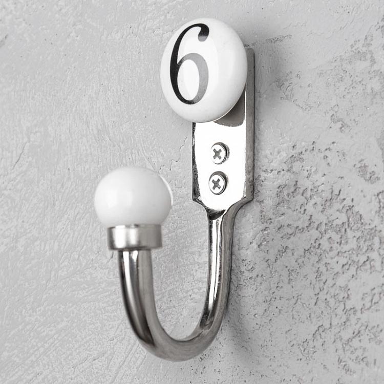 Крючок с цифрой 6 Number Hook 6