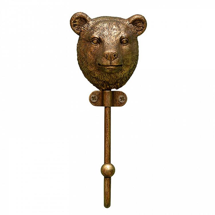 Однорожковый крючок Медвежья голова Golden Bear Head Hook