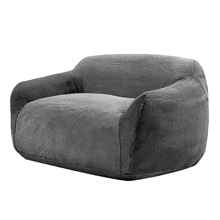 Двухместный диван Snug 2 Seater искусственный мех Grizzly Grey