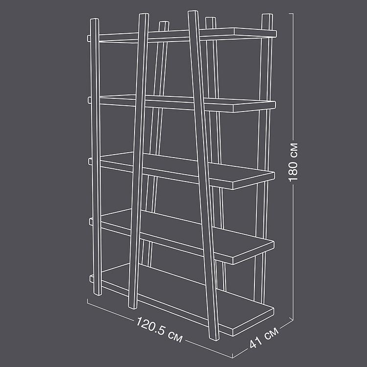 Стеллаж Chopstick Shelf Mango Wood - ракурс 13