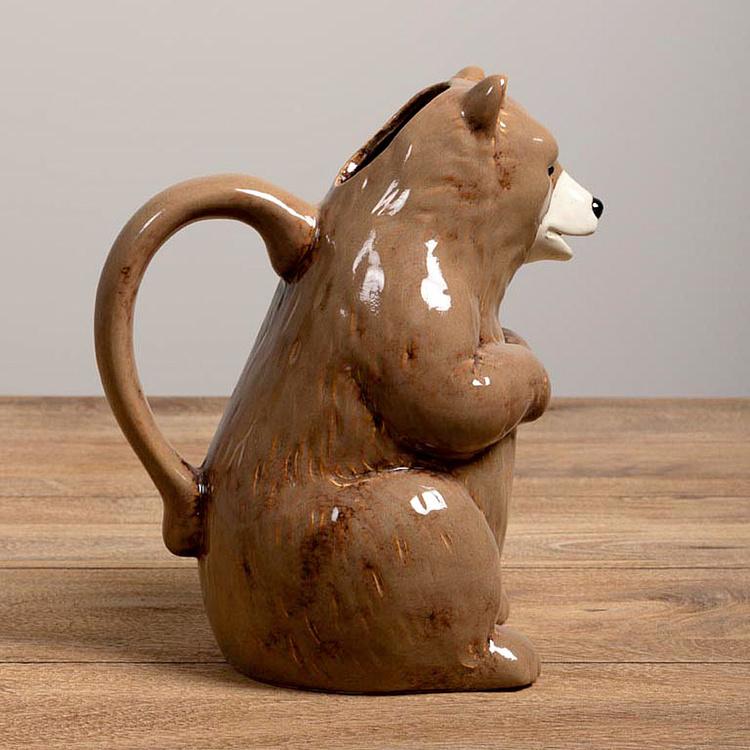 Кувшин Бурый медведь Bear Pitcher Brown