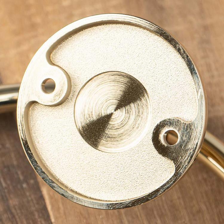 Настенный держатель-кольцо для полотенец золотого цвета Towel Ring Gold