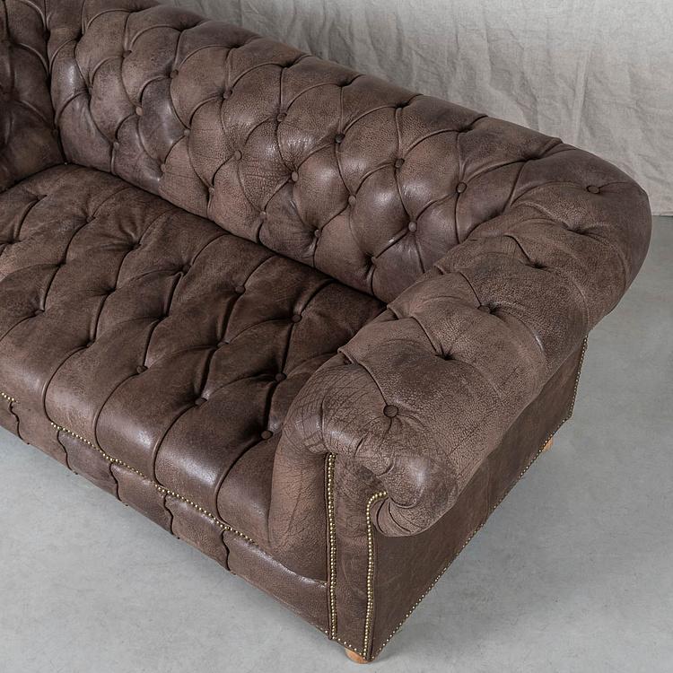 Двухместный кожаный диван Вестминстер Классика Westminster Button 2 Seater Leather