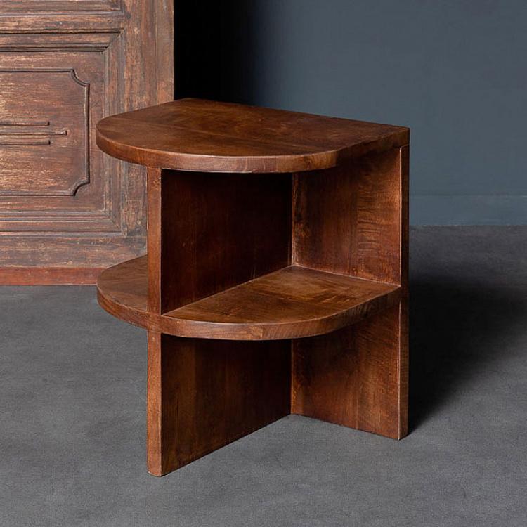 Morre Side Table With Shelves