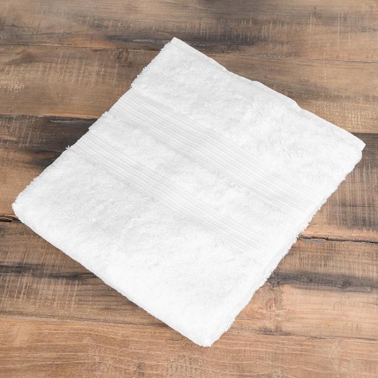 Белое махровое банное полотенце Лондон 70x140 см London Towel White 70x140 cm