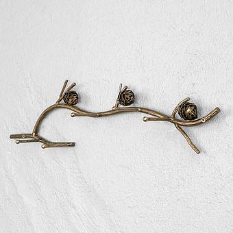 Hedonistic Wall Coat Rack 5 Hooks