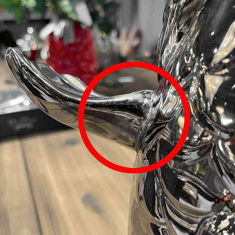 Ваза Blubb Silver Vase discount - ракурс 3