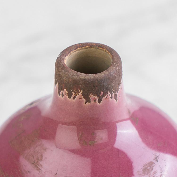 Керамическая розовая мини-ваза Ceramic Vase Pink Mini