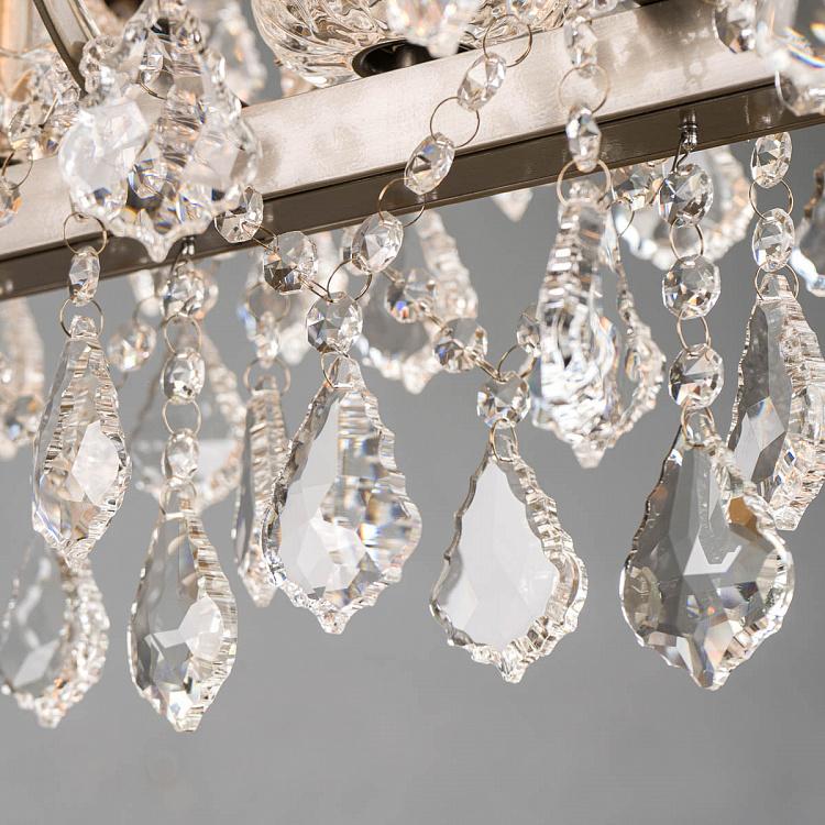 Прямоугольная Хрустальная люстра, L Crystal Rectangle Chandelier Large