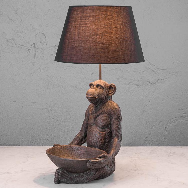 Monkey Tray Lamp With Shade