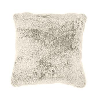 Декоративная подушка Alaska Square Cushion Medium искусственный мех Big Bear Grey