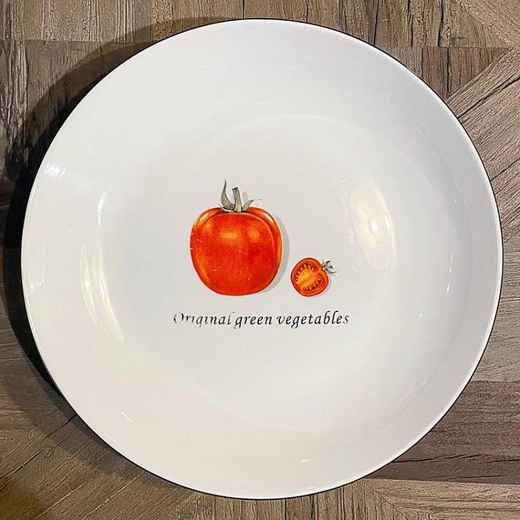 Salad Plate Tomato Large discount1